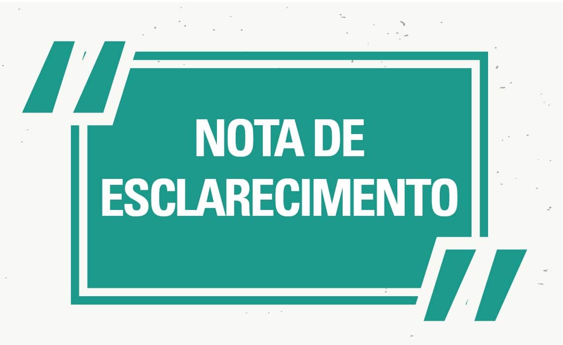 Resultado de imagem para nota de esclarecimento